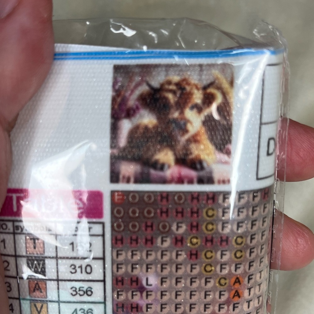 🫟 3/$25 — DIY Diamond Painting Kit with Cow Design